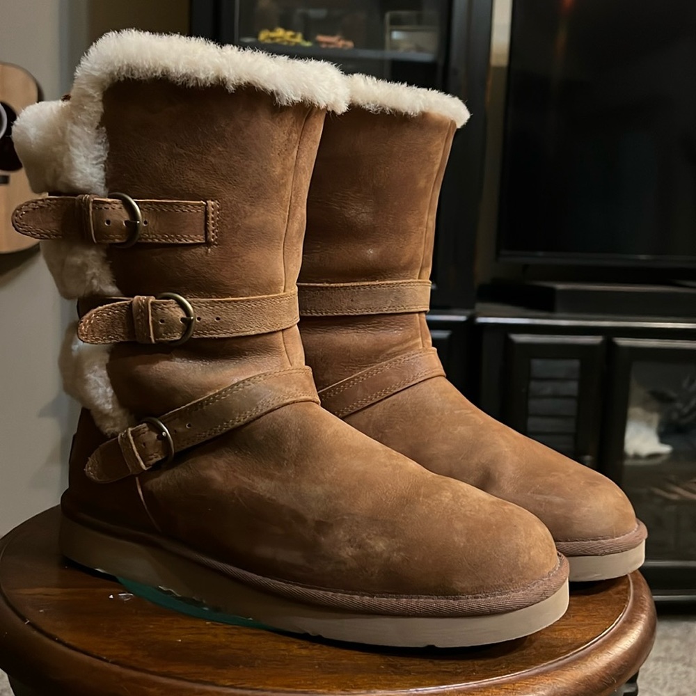 Ugg Australia Beckett leather and sheepskin